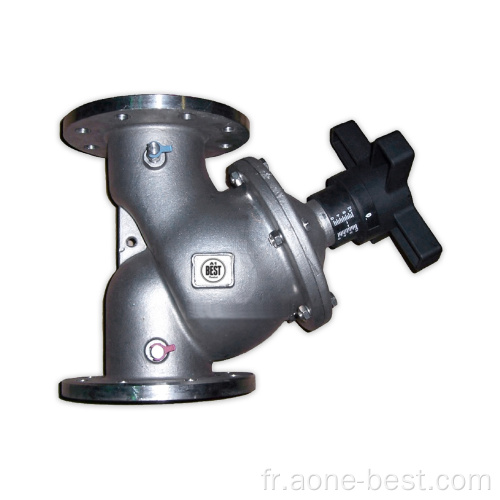 Vanne d'équilibrage hydraulique en acier inoxydable DN25